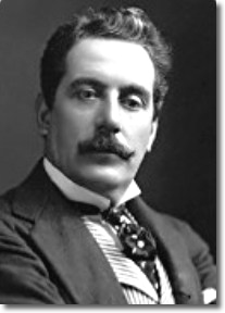 una foto del Maestro Giacomo Puccini