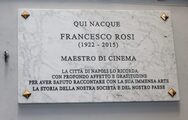 Targa in memoria di Francesco Rosi