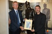 Nunziatella, cerimonia di presentazione della statua dell'allievo e del calendario 2025 