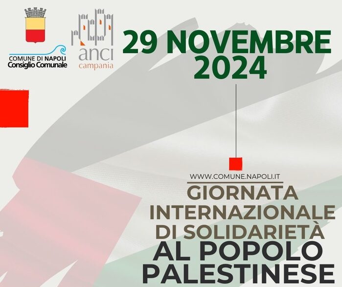 Napoli celebra la Giornata Internazionale di Solidarietà con il Popolo Palestinese