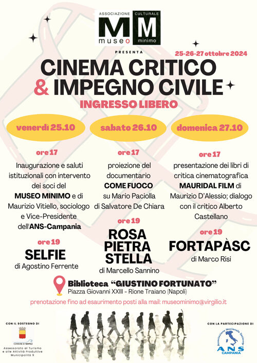 Tre giorni di film e incontri alla Biblioteca Giustino Fortunato a Soccavo