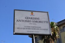 Intitolati ad Antonio Amoretti i giardini di piazza Quattro Giornate