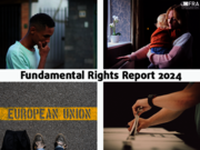 immagine di persone e la scritta  Fundamental Righs Report 2024